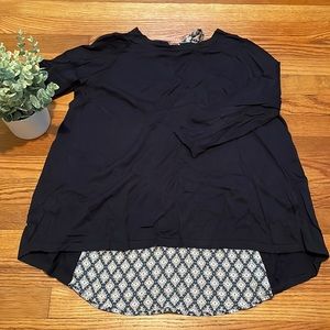 Loft Mixed Media Sweater